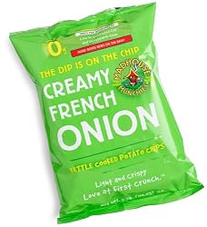 Madhouse Munchies Creamy French Onion Potato Chips, 5-Ounce Bags (Pack of 12)
