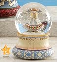Jim Shore Angel Musical Snow Globe: Angel on Wing
