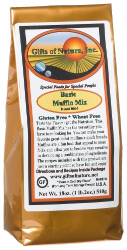 Gifts Of Nature Basic Muffin Mix, 18-Ounce Bags (Pack of 6) by Gifts of Nature
