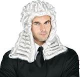 Adult Men's Grey Judges Costume Wig