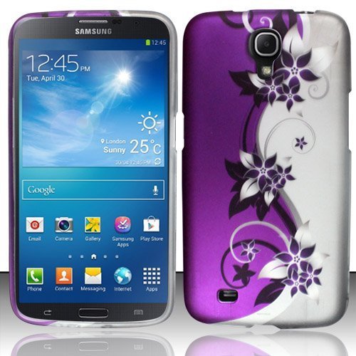 Balaji - Samsung Galaxy Mega 6.3 Rubberized Design Cover - Purple