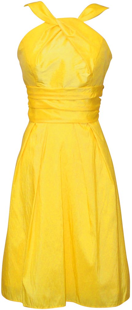 Taffeta Halter BridesmaidDresses