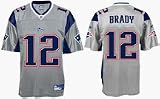 Tom Brady New England Patriots #12 Replica Reebok NFL Football Jersey (Alternate)