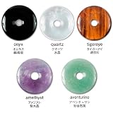 AROWANA アンクレット＆ブレスレット兼用/6種のパワーストーンから選ぶ円盤タリスマンミサンガ/ばなな