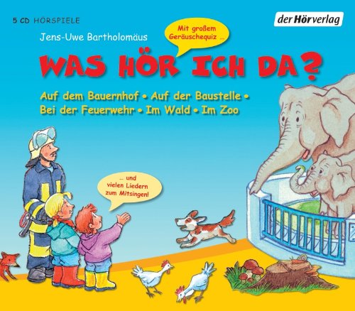 Produkt-Bild: Was h&ouml;r ich da? Bundle 1: Auf dem Bauernhof / Auf der Baustelle / Bei der Feuerwehr / Im Wald / Im Zoo