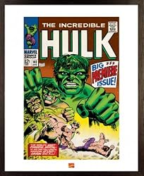 The Incredible Hulk - Framed Comic Poster / Art Print (Comic Cover) (Size: 16" x 20")