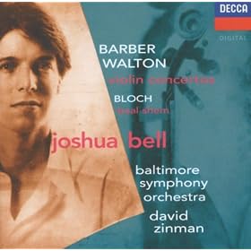 Barber / Walton: Violin Concertos / Bloch: Baal Shem