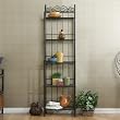 Celtic Bakers Rack in Gray Finish Southern Enterprises KA9801