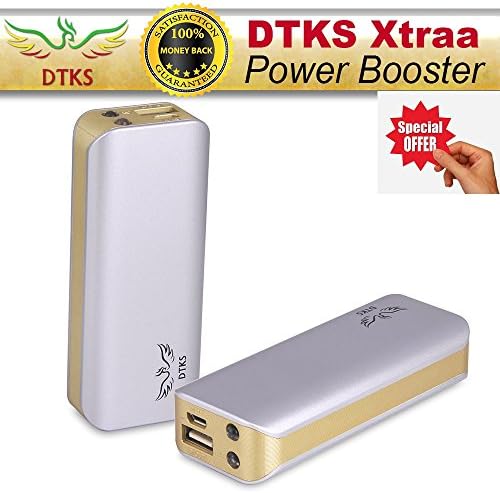 DTKS Xtraa Power Booster - External Battery Charger - Fast Charging Speed USB Power Bank for mobile - Portable Phone battery Charger - 4000mah Backup Battery Pack For iPhone 6 6 plus 5S 5C 5 4S, Galaxy S5 S4 S3, Note 3 2, Nexus, HTC One, One 2 (M8), LG G3, Nexus, MOTO X and all smartphones and Handheld Gaming systems,Digital Cameras and Mp3 Players*** 12 Month Replacement Guarantee *** " Limited-time offer !!"