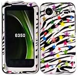 Hard Stars Zebra Case Cover Faceplate Protector for HTC Incredible 2 II 635 ....