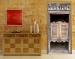 T�rtapete Saloon-T�r Gr��e 100 x 210 cm