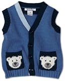 Hartstrings Baby-Boys Newborn Cotton Button Front Sweater Vest