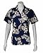 Made in Hawaii ! Women's Hibiscus Bird Flowers Hawaiian Aloha Shirt