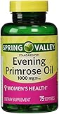 Spring Valley - Evening Primrose Oil 1000 mg, 75 Softgels