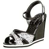 BCBGirls Women's Janna Ankle Strap Wedge