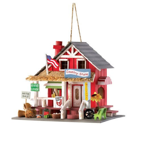 Gifts & Decor Rustic Old Time Country Store Wooden Bird House (Discontinued by Manufacturer)
