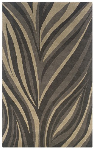 Rizzy Rugs VO-0804 2-Foot-by-3-Foot Volare Area Rug, Modern Natural / Gray