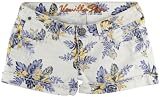 Vanilla Star Floral Print Denim Shorts