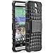 Fosmon [RUGGED] HTC One (E8) 2014 Case - HYBO-RAGGED Heavy Duty Hybrid Protective Cover with Kickstand (Black)