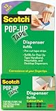 Scotch Pop-Up Tape Strips, 3/4 x 2 Inches, 12 Pads, 75 Strips/Pad (90M-12PK)