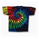 Youth Tie Dye Mania Stained Glass Swirl Tie-Dye Short Sleeve T-Shirt