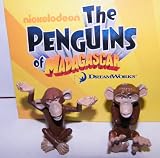 The Penguins of Madagascar Figure Set with Skipper Mort King Julian Etc and Bonus Dog Tag