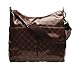 Chocolate Gloss Jacquard Hobo Diaper Bag