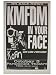 KMFDM Handbill Poster Cartoon Guy With Gun MDFMK