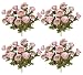 Four Pieces of 18" Artificial Ranunculus Flower Bushes