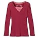 Moss BG V Neck Knit Top - Red