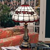 Detroit Red Wings Glass Light Table Lamp