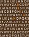 ABC names on brown : personalized canvas wall art : 18 x 24