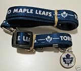 Toronto Maple Leafs Dog Pet Set Leash Collar ID Tag XS