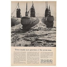 1969 Russian Submarine Fleet at Todd Shipyards