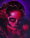 Day of Dead Mary by Manuel Valenzuela Tattoo Art Canvas Giclee Print