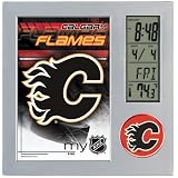 Calgary Flames Digital Desk Clock