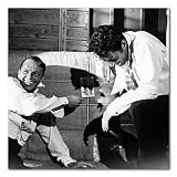4 For Texas B&W Box Canvas Print Gallery Wrapped - 12x12 Inches (Frank Sinatra Dean Martin)