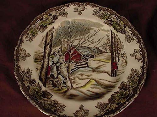 4 Johnson Bros Friendly Village 6" Bread &amp; Butter Plates ENGLAND NEW!