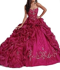 Crystal Crystals Quinceanera Dress  with a Chapel Train 
