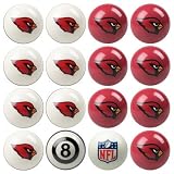 Arizona Cardinals NFL Home vs. Away Billiard Balls Full Set (16 Ball Set) by Imperial International