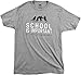 Ann Arbor T-shirt Co. Adult School is Important but Lacrosse is Importanter | Funny Lax, M, Sport Grey