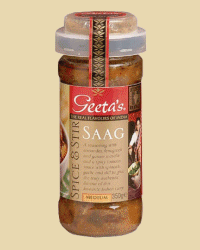 Geeta Saag (Medium) Spice & Stir 350 g by Geeta