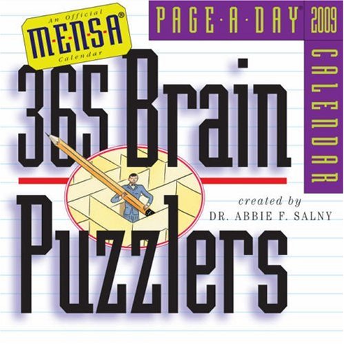 Mensa 365 Brain Puzzlers Page-A-Day Calendar 2009 (Original Page a Day Calendars)