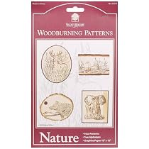 Woodburning Pattern Packet, Nature