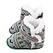 Weixinbuy Infant Baby Boys Girls Ankle Slip-on Shoes Christmas Snow Boots