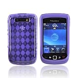 ARGYLE PURPLE For Blackberry Torch Crystal Case Cover