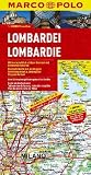 Zoom Produkt-Bild: MARCO POLO Karte Lombardei 1:200.000: Oberitalienische Seen. Mit landschaftlich sch&ouml;nen Strecken und Sehensw&uuml;rdigkeiten. &Uuml;bersichtskarte zum ... Ortsregister, Cityplan Mailand
