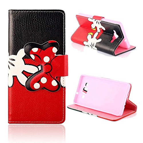 Galaxy-J1-Case-Samsung-Galaxy-J1-Kickstand-CaseTribeTiger-Minnie-Mickey-Series-Premium-LeatherCard-SlotFlipSta