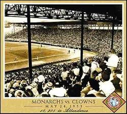 Monarchs Vs Clowns NLBM 100% Cotton Afghan