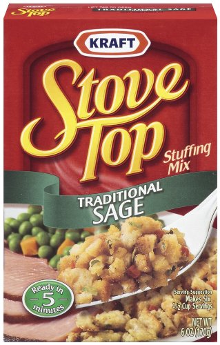 51ipMmOXK7L photo 51ipMmOXK7L Stove Top Stuffing Mix Traditional Sage 6Ounce Boxes Pack of 12